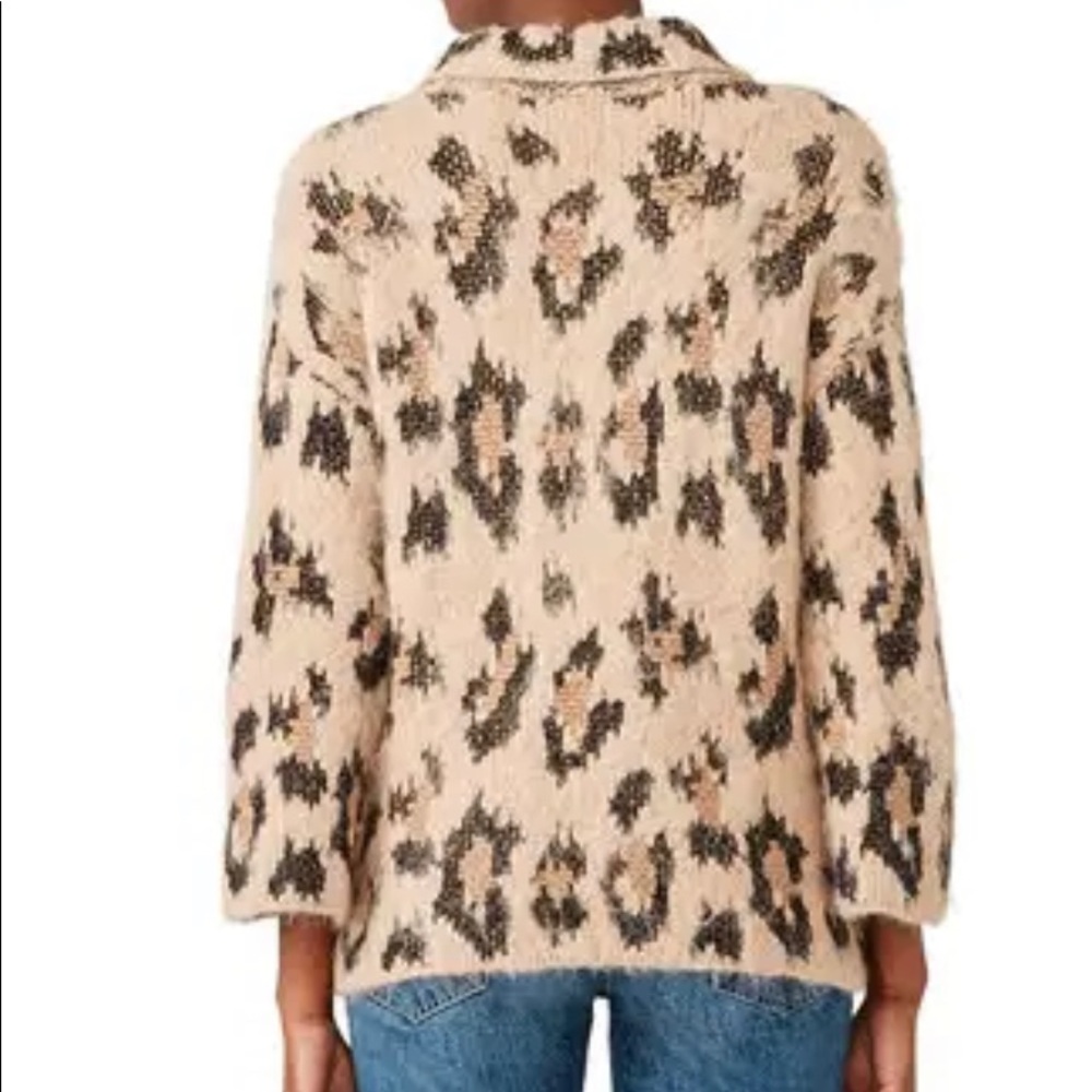 Kate Spade Chunky Leopard Sweater